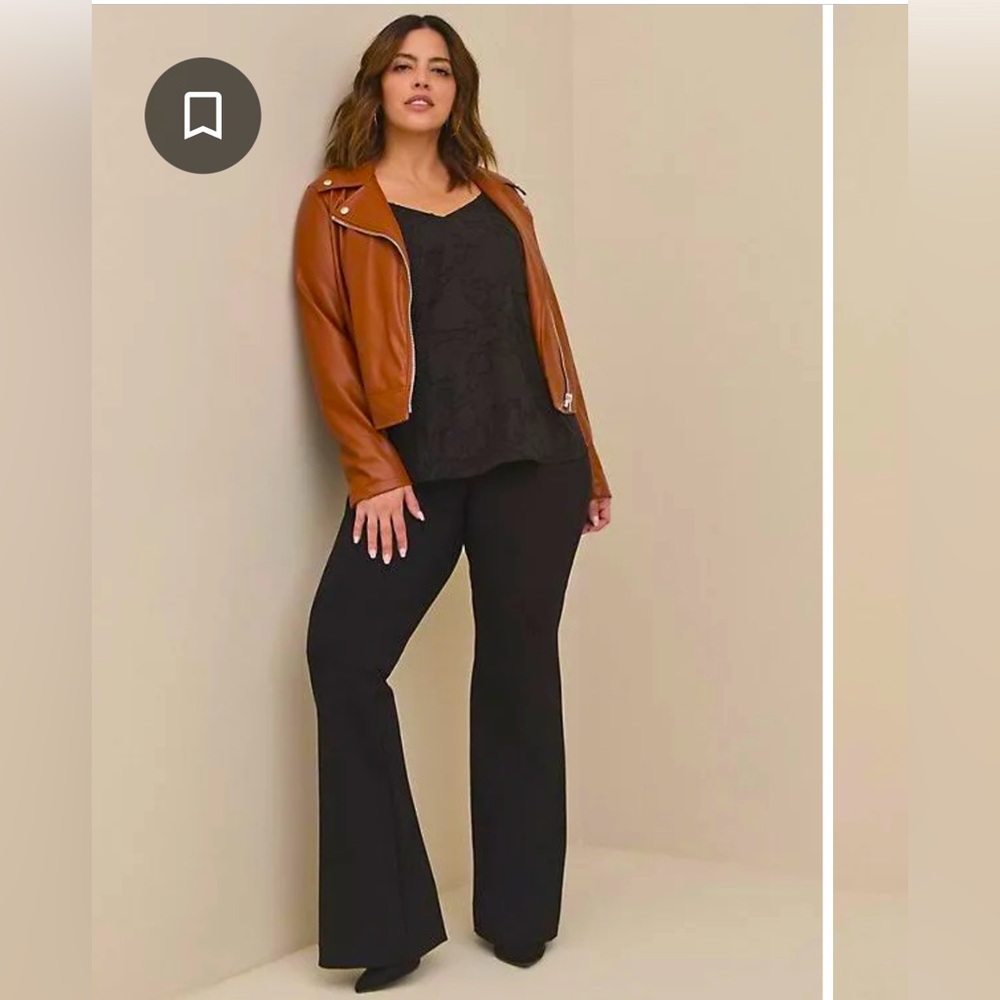 Torrid studio flare leg ponte pants